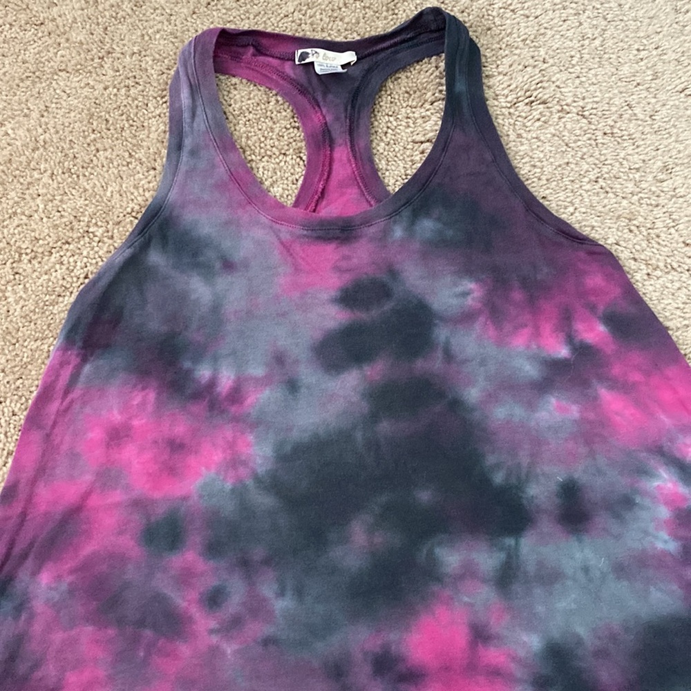 SOLOW Tie Dye Racerback Tank - Picture 3 of 4